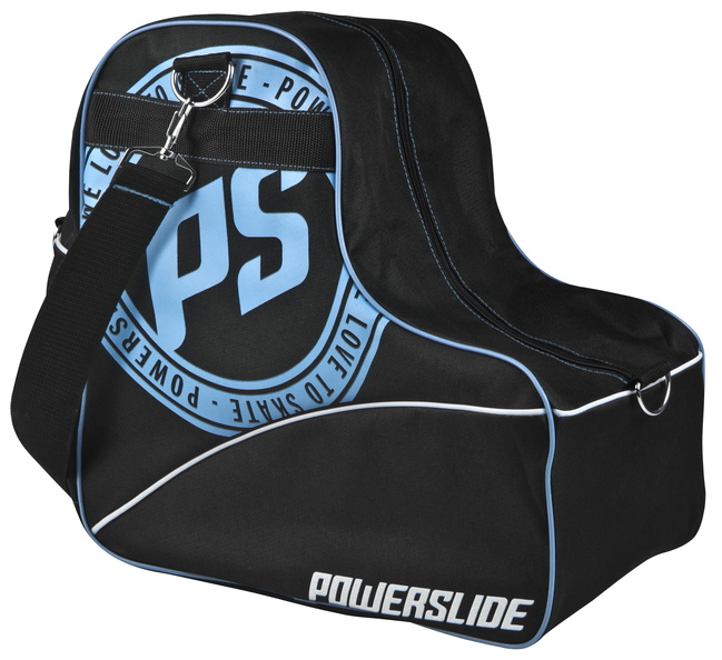 Powerslide skate bag with the standard Powerslide brand on it displayed